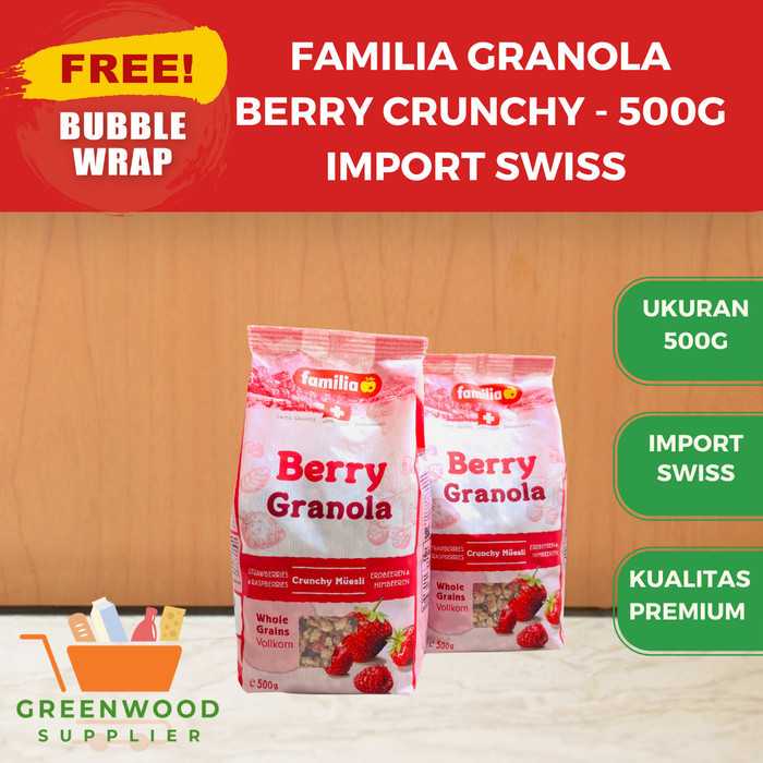 

Familia Granola Berry Crunch - 500G [IMPORT SWISS] K02