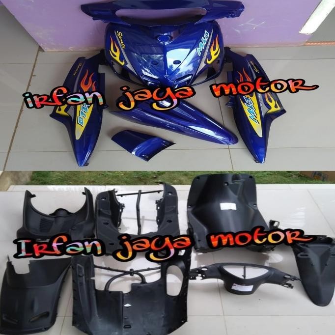 Full Body Halus Kasar Cover Body Yamaha Mio Sporty Biru