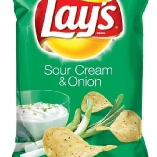 

Lay'S / Lays Po Chips - Sour Cream & Onion 184,2Gr Krim