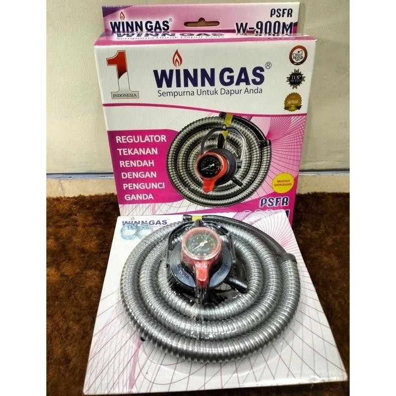 Ori Selang + Regulator Winn Gas W 900 M / Selang + Regulator Winn Gas W900M / Selang Regulator W900M