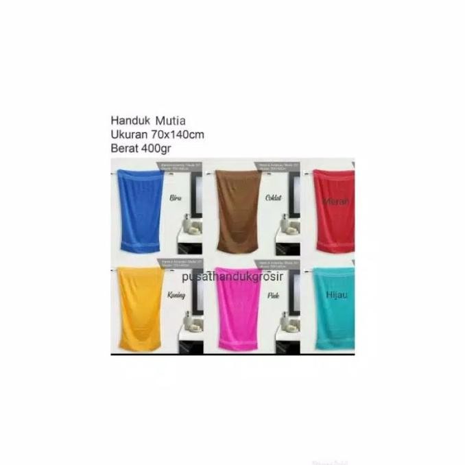 Handuk Mutia 70 x 140 Original, Tebal dan lembut