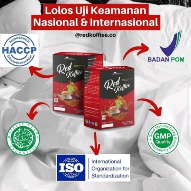 

Silahkan Gan Red Koffiee Kopi Herbal 1 box isi 10 sachet Original BPOM