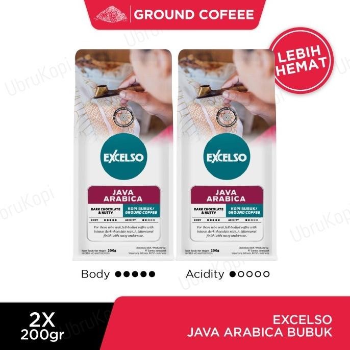 

Silahkan Gan Excelso Kopi Bubuk Java Arabica 200g Twin Pack