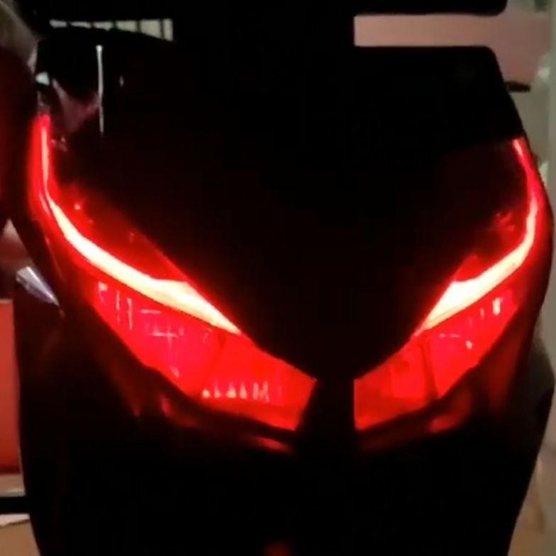 100% Drl Lampu Led Alis Putih Biru 30Cm Supra Mio Jupiter Z Supra X 125 Lampu Alis Led Putih Biru Me