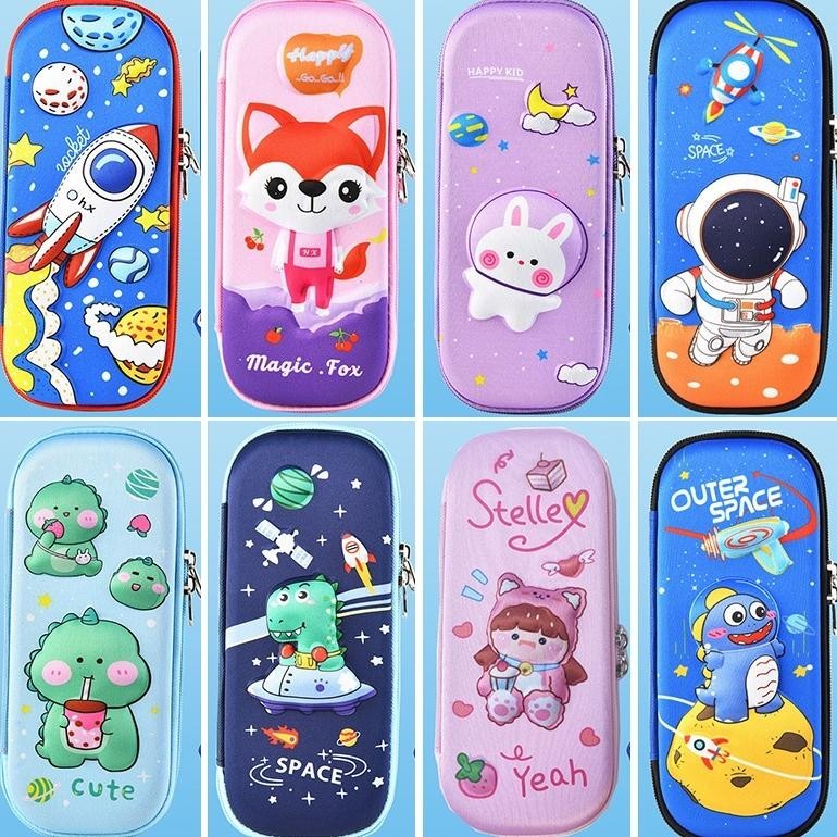 

Mega Sale Tempat Pensil / Pencil Case / Kotak Pensil 3D Timbul Promo