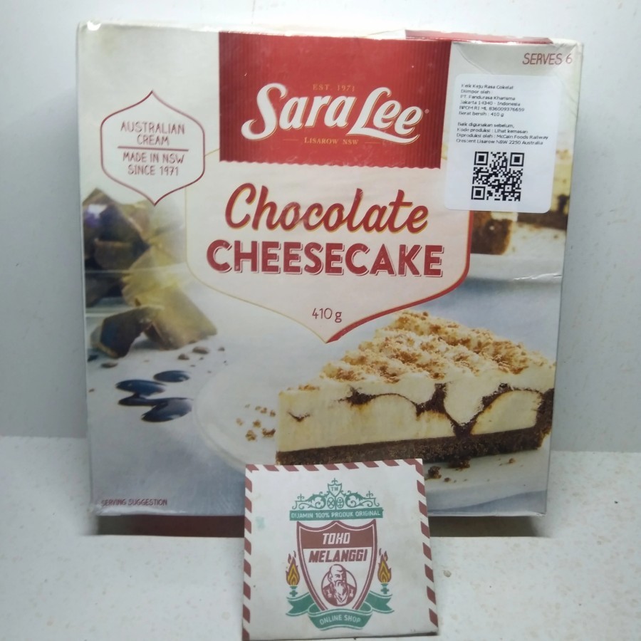 

Sara Lee Cake Chocolate Cheesecake gr | Saralee Cheese Frozen Kue
