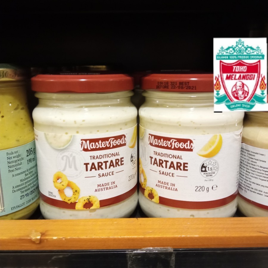 

Masterfoods Tartare Sauce 220 gr Masterfood Master Foods Food