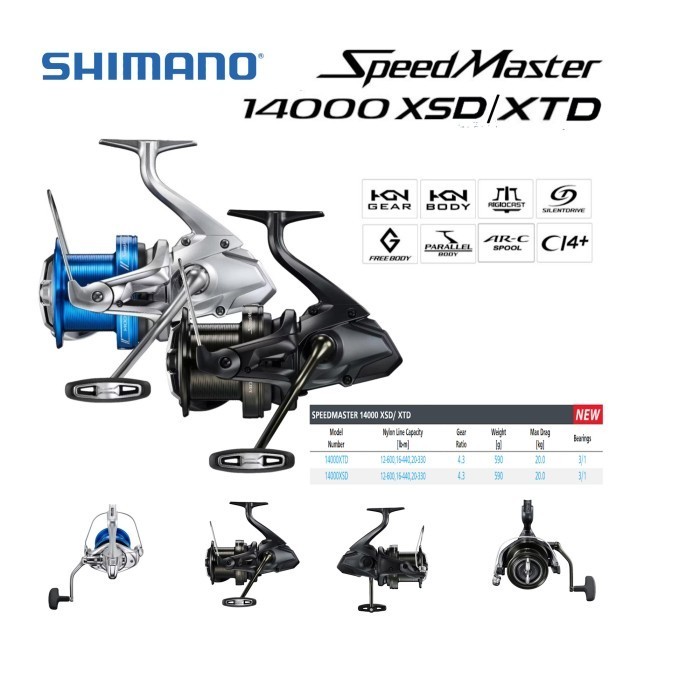 Shimano 2023 Speed Master Surf 14000Xsd 14000Xtd Reel Pancing Pasiran