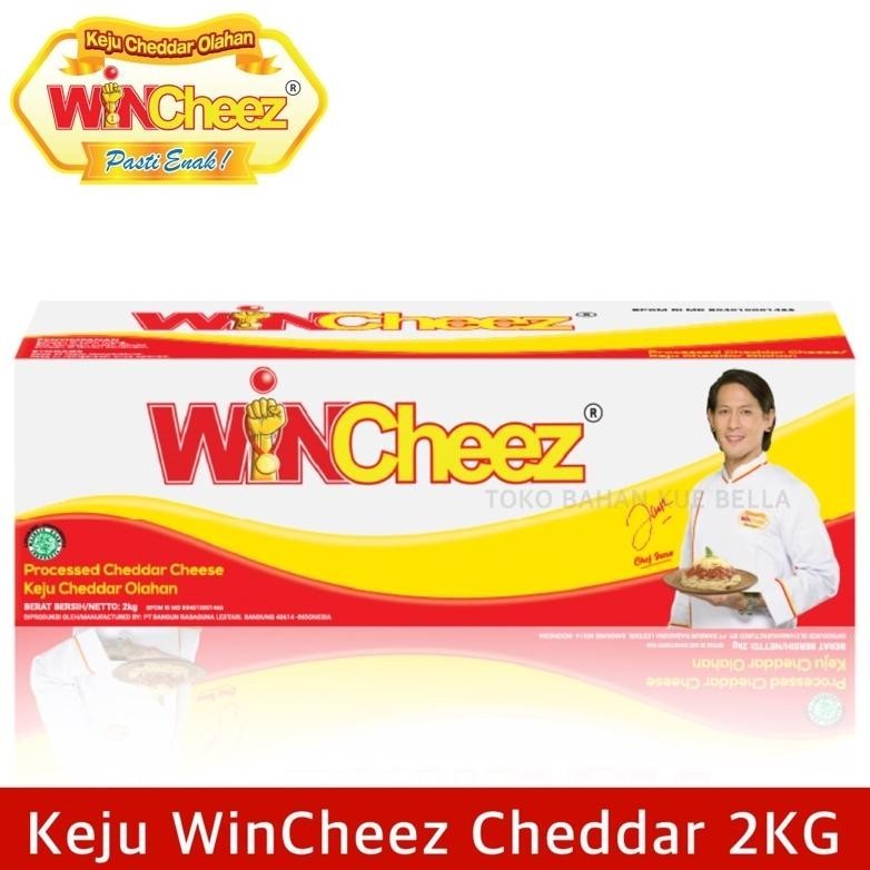 

(DISKON) WINCHEEZ CHEDDAR 2KG - Keju Cheddar Cheese