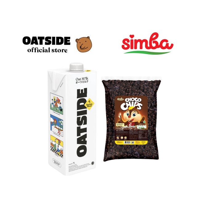 

OATSIDE Oat Milk Barista Blend 1L + Simba Choco Chips Cereal Bag 950gr