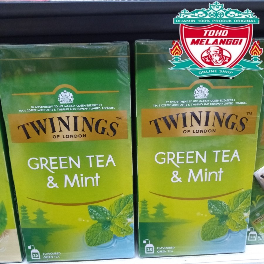 

Twinings Tea Of London Green Tea & Mint Tea bag 25 pcs | Teh