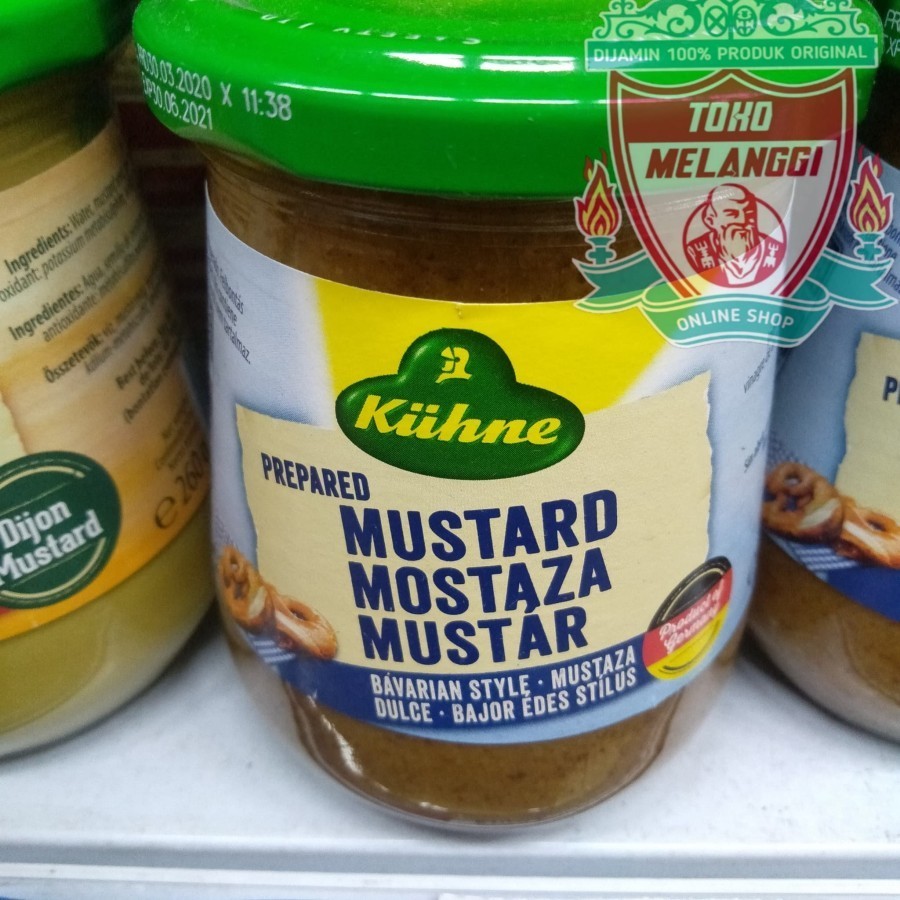 Kuhne Mustard Mostaza Mustar 260 gr | Dijon Mustard Import Germany