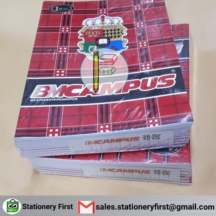 

Buku Tulis Campus BMC (Best Maxi Campus) 36 Lembar 10 Buku