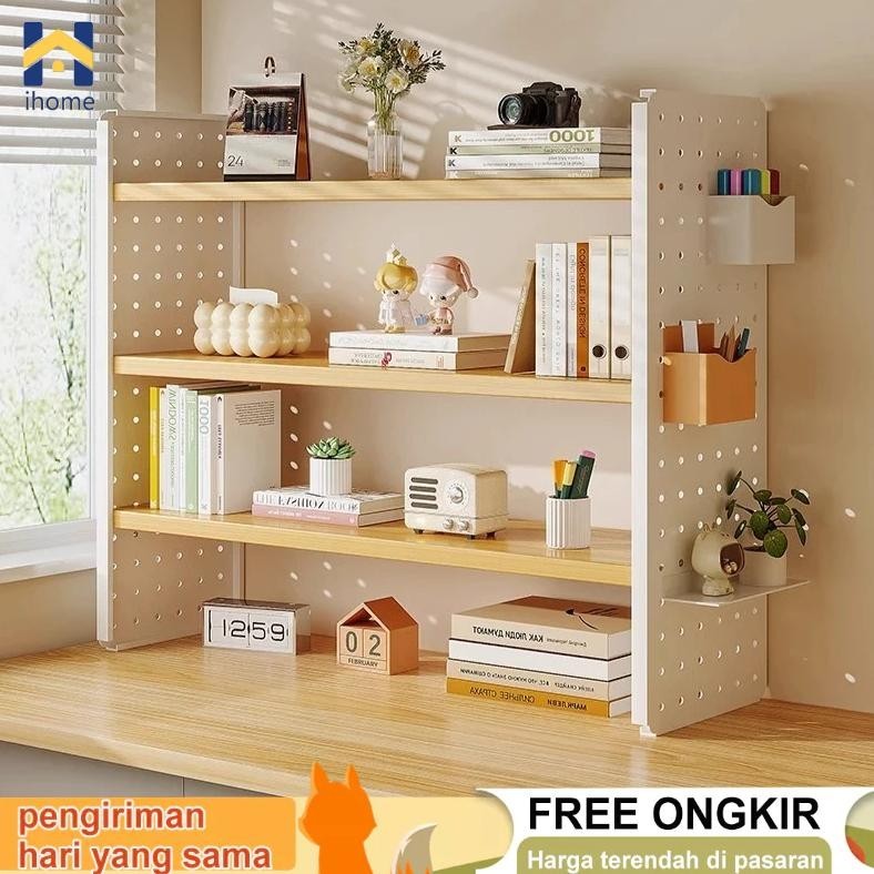 Rak Meja Stationery Rak Desktop Storage Rak Organizer Multi-Lapis Rak Polaroid Rak Buku Desktop