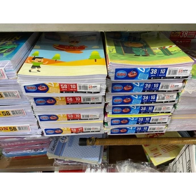 

Buku Tulis SIdu / Buku Tulis Sinar Dunia 58 Lembar Pack Ori Segel