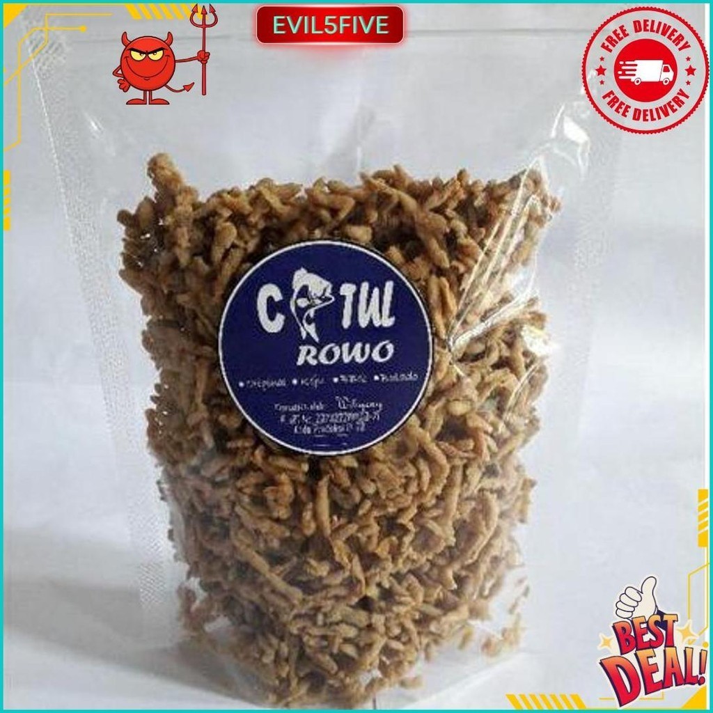 

Cetul Crispy Krispi Keripik Cetol Cethol Tetol Ikan Teri Rawa Pening Mpasi Snack Camilan Cemilan 250 Gram Original Produk