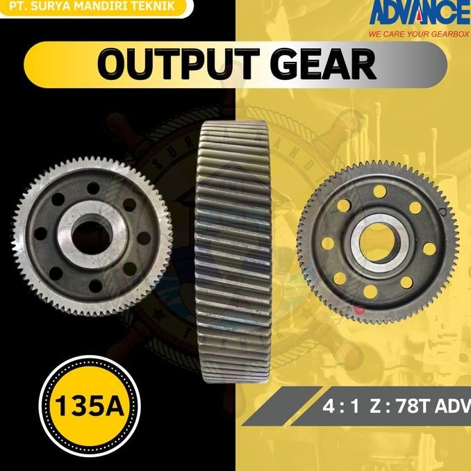 $$$$] OUTPUT GEAR 135A 4:1 Z:78T ADVANCE