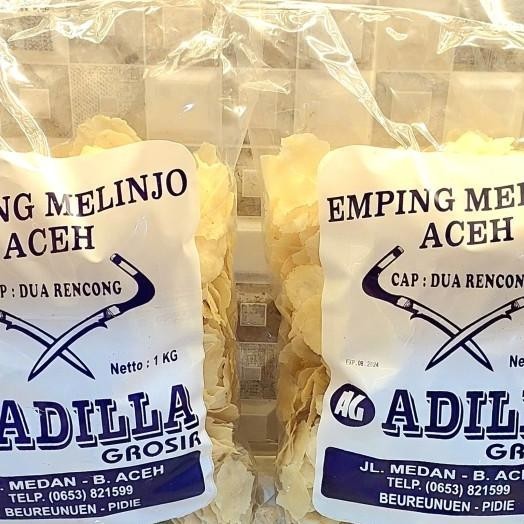 

Emping Aceh Tipis Grade A Isi 1000 Gram