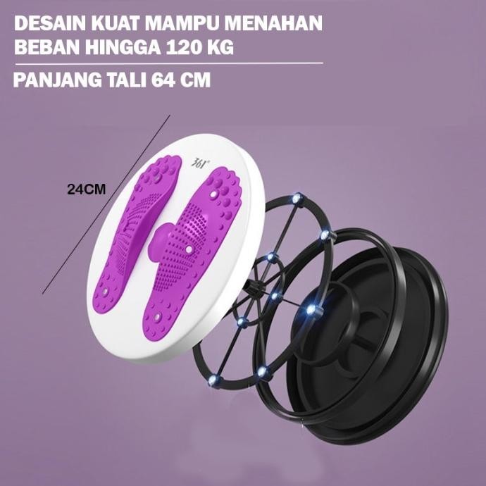 ALAT OLAHRAGA JOGGING PRAKTIS SIMPLE BODY PLATE Magnetic Trimmer MRS01