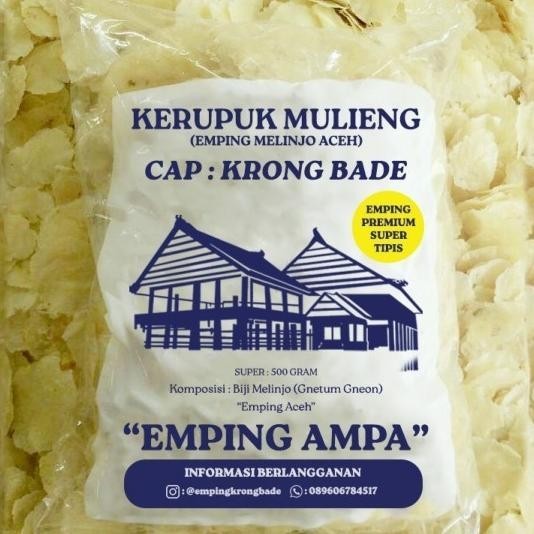 

Emping Aceh Tipis Grade A, Emping Krong Bade 250 Gram