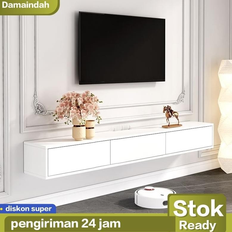 Meja TV Gantung / Lemari TV Gantung / Rak TV Gantung / Minimalis / Modern / Murah