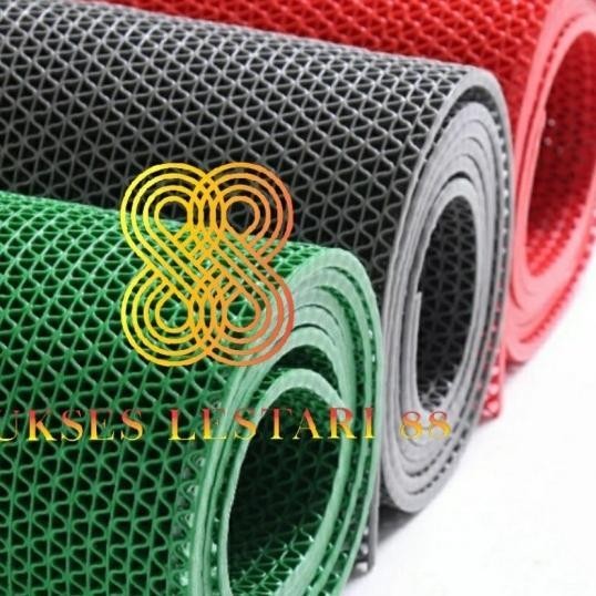 Keset Karpet Pvc Anti Slip Kamar Mandi Karpet Masjid Wudhu Meteran