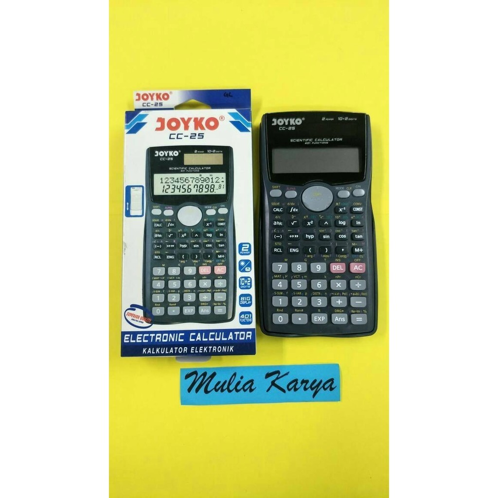 

Ready Calculator Scientific Kalkulator Joyko cc 25