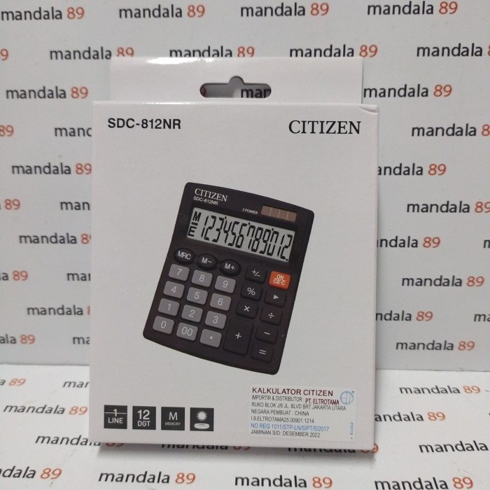 

Ready calculator SDC-812NR merk citizen ( original)