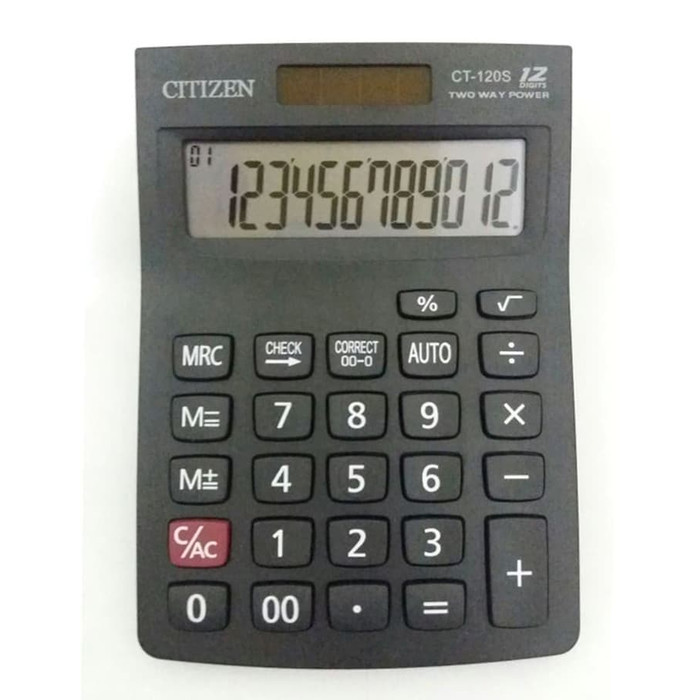 

Ready Kalkulator Citizen Ukuran Medium Sedang 11x15cm Kantor Toko Original