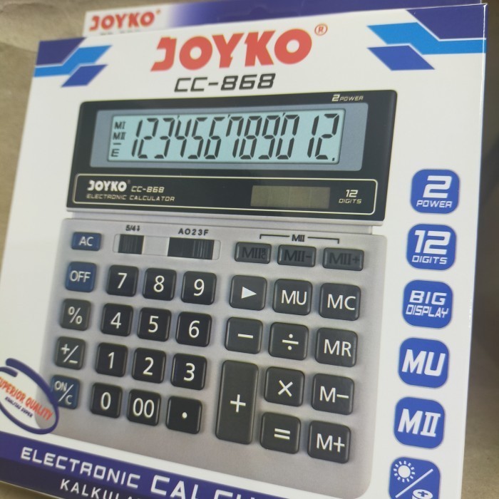 

Ready Calculator JOYKO SDC 868 - 12 Digit