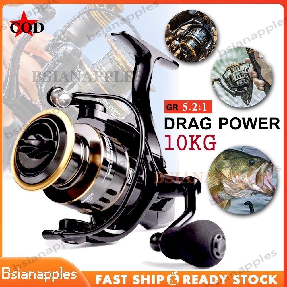 CodReel Pancing 10Kg/Reel Pancing Shimano/Reel Pancing Murah Kuat Power Handle/Reel Pancing Laut