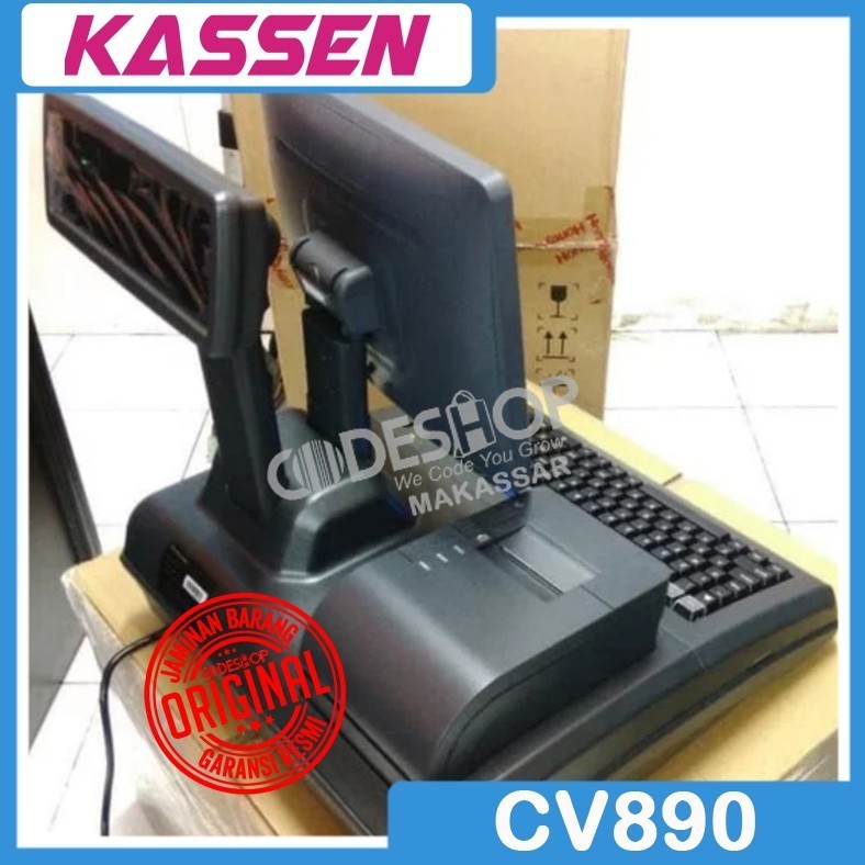NEW PAKET MESIN KASIR KASSEN CV 890