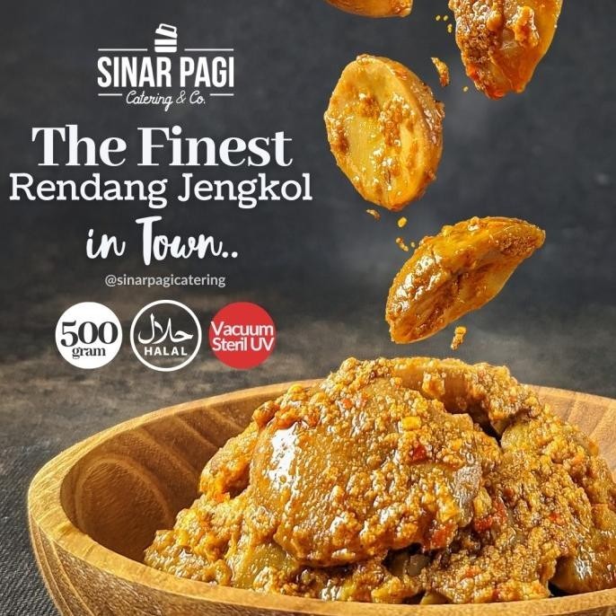 

RENDANG JENGKOL SINAR PAGI KEMASAN VACUUM STERIL TAHAN LAMA HFS