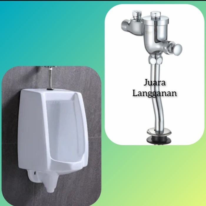 Ready Push kran Urinoir . kran urinal.Kran tempat kencing pria. kran urinoir