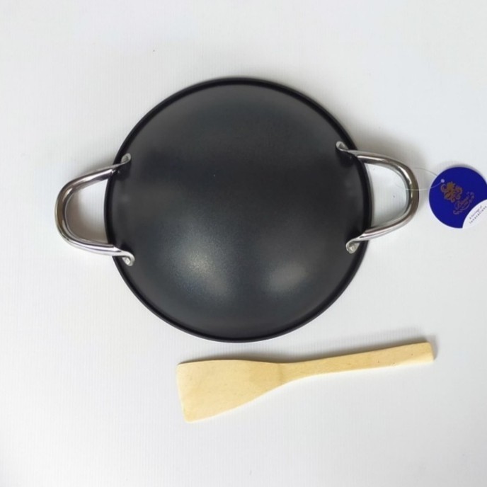 Wajan Kuali Besi Bima Anti Lengket /Wok Besi Anti Lengket