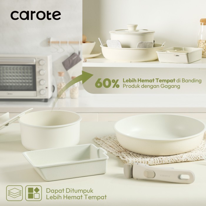 Carote Set Peralatan Masak Wajan Penggorengan 3Pcs