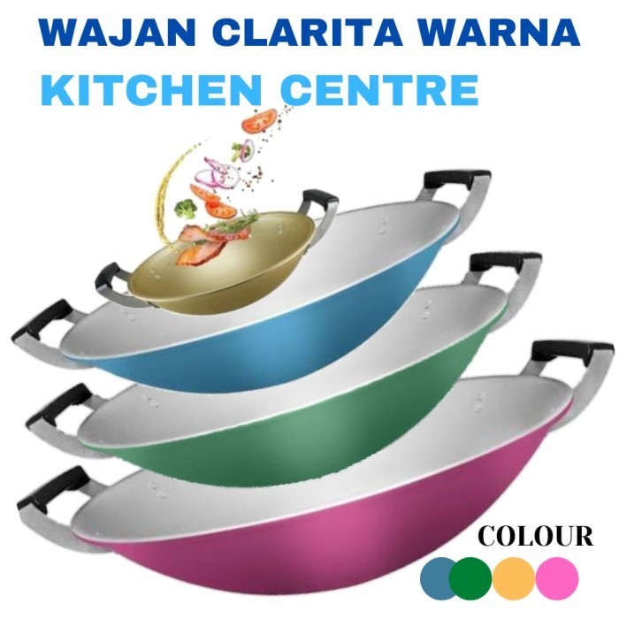 Maspion Wajan Clarita Wajan Warna Wajan Anti Lengket Ukuran 30 Cm