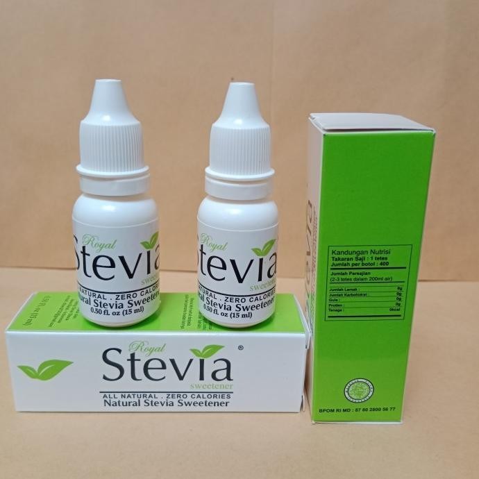 

2 botol stevia sweetener lebih hemat Pemanis alami rendah kalori DS76