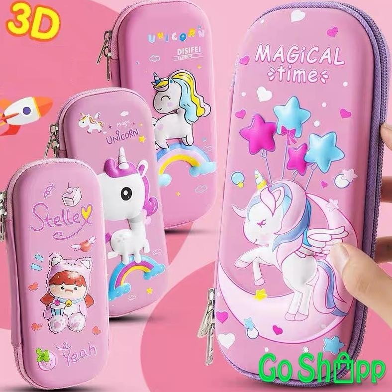 

Hot Sale Kotak Pensil 3D Anti Air - Kotak Pensil Anak Import Karakter Lucu - Tempat Pensil Timbul 3D karakter Unicorn Dino Astronot Rocket [KP01] Terlaris
