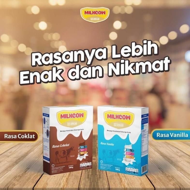 

Spesial Susu Milkcow Vanila Milkcow Coklat 500Gr Susu Penggemuk Badan Milkcow Murah