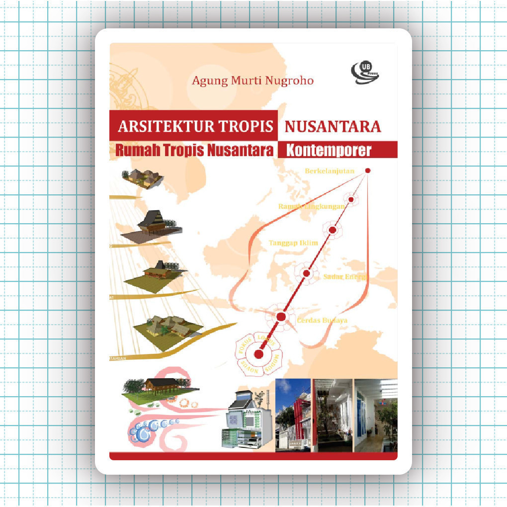 Buku Arsitektur Tropis Nusantara Rumah Tropis Nusantara Kontemporer - Agung Murti Nugroho