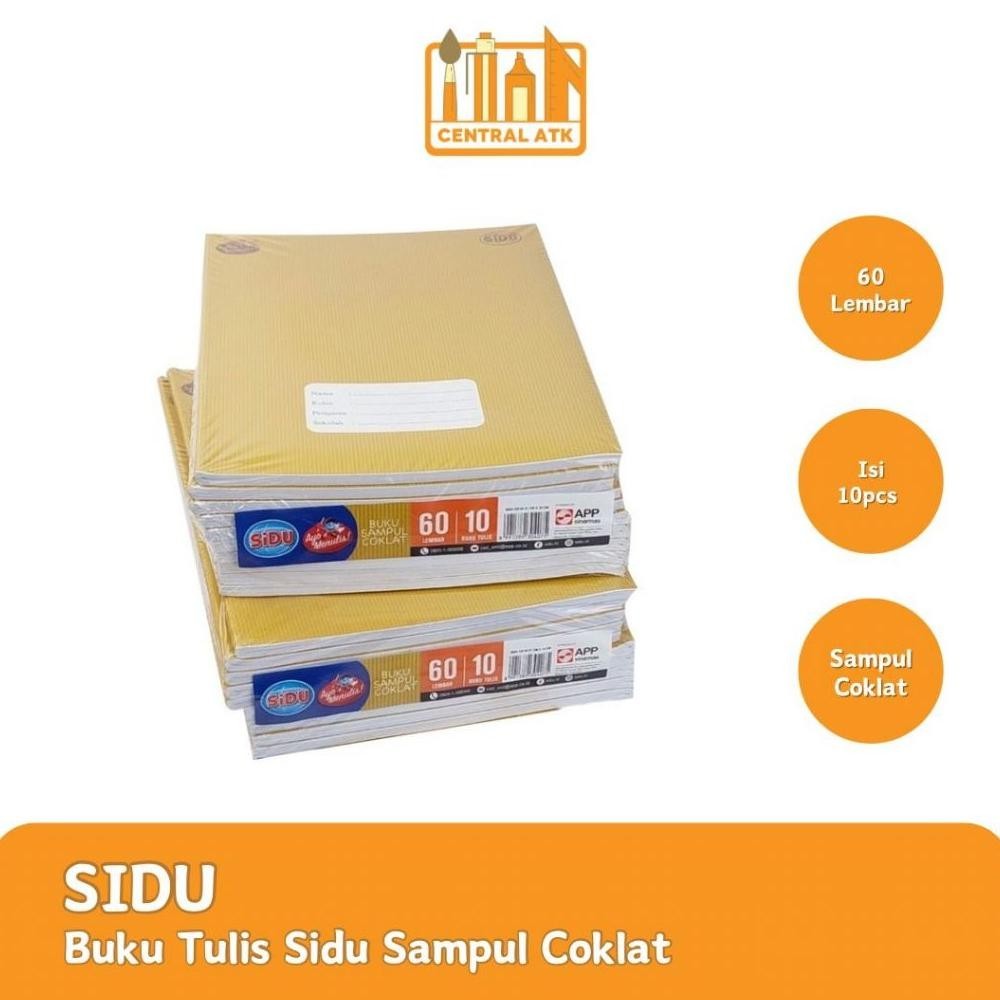 

Sale Buku Tulis Sidu 60 Lembar Sampul Coklat 10 Pcs / Pack