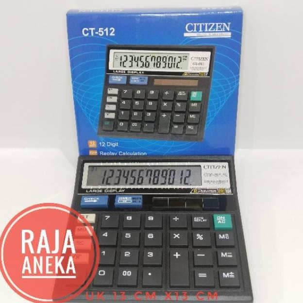 

bas-12 Kalkulator Calculator Citizen CT-512 12Digit CT 512 12 Digit Original