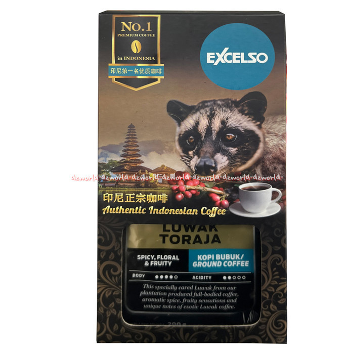 

Secrenada - Excelso Luwak Toraja Spicy Floral Kopi Bubuk 200Gr