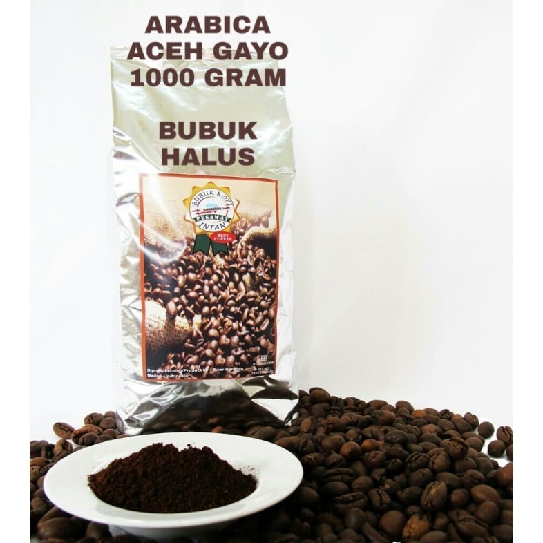 

Secrenada - Kopi Arabika Aceh Gayo 1000 Gr / Kopi Aceh Gayo Arabica - Bubuk Halus