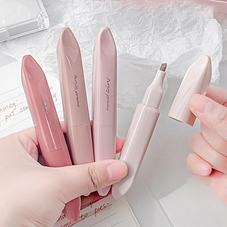 

dg-78 Winzige 4pcs Stabilo Warna Pastel Highlighter Pen Set Lucu Journal Marker Pen Alat Tulis Terlaris
