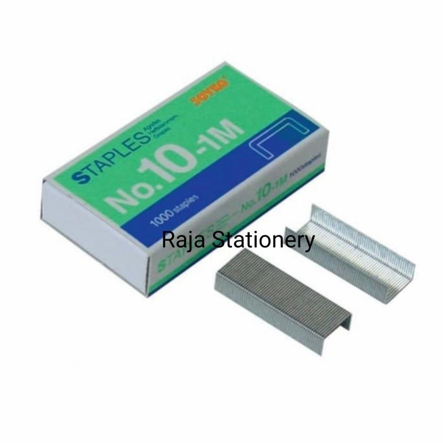 

ty-65 TERMURAH!! STAPLES JOYKO NO.10 KECIL ISI STAPLER REFILL HEKTER NO.10-1M 1 DUS ISI 20 Terlaris