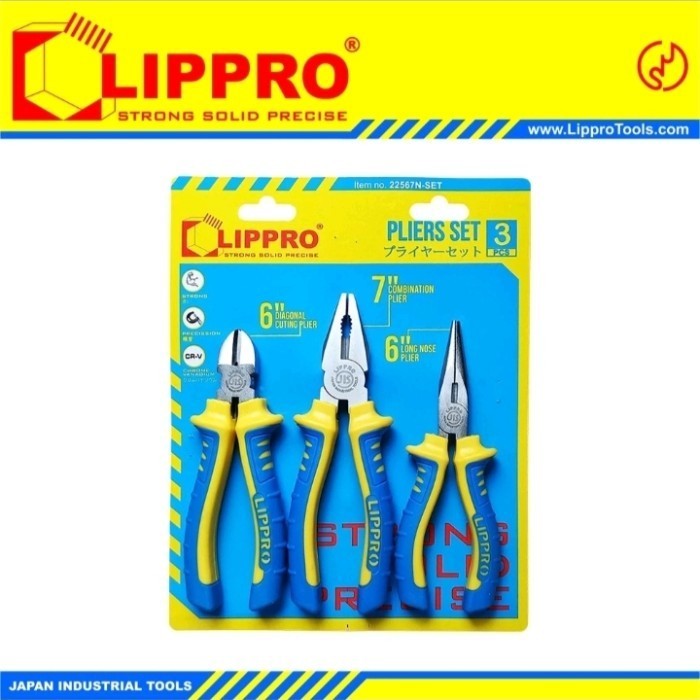 siap kirim] tang set 3 pcs Lippro