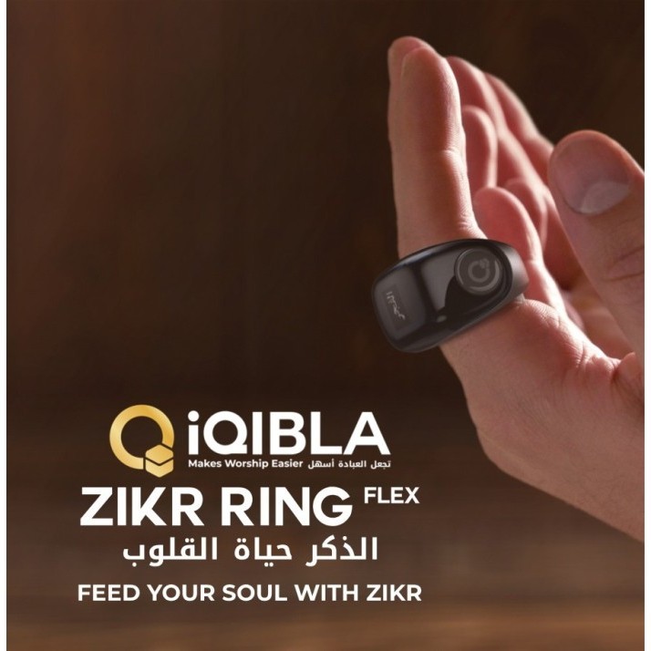 iQibla Zikr F04 Smart Ring Flex F04 PRO Cincin Tasbih Digital