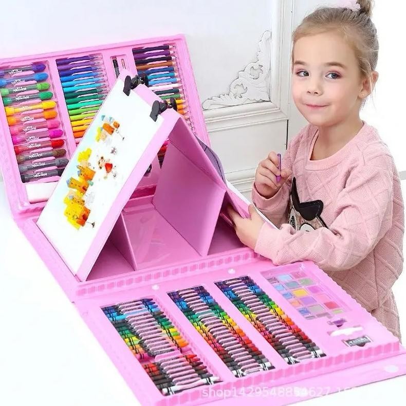 

NI06 IYYO KIDS | Crayon Isi 208 Pcs / Crayon Anak Pensil Warna Anak / Set Crayon Lengkap / Set Pensil Warna Lengkap Premium